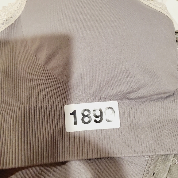 YATEMAO gray padded Bra new with tags size L - Picture 12 of 12